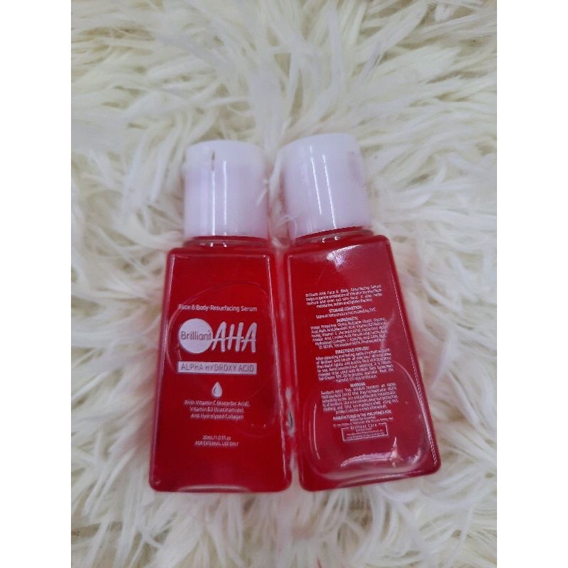 Brilliant Serum Face Body Aha Serum Shopee Singapore