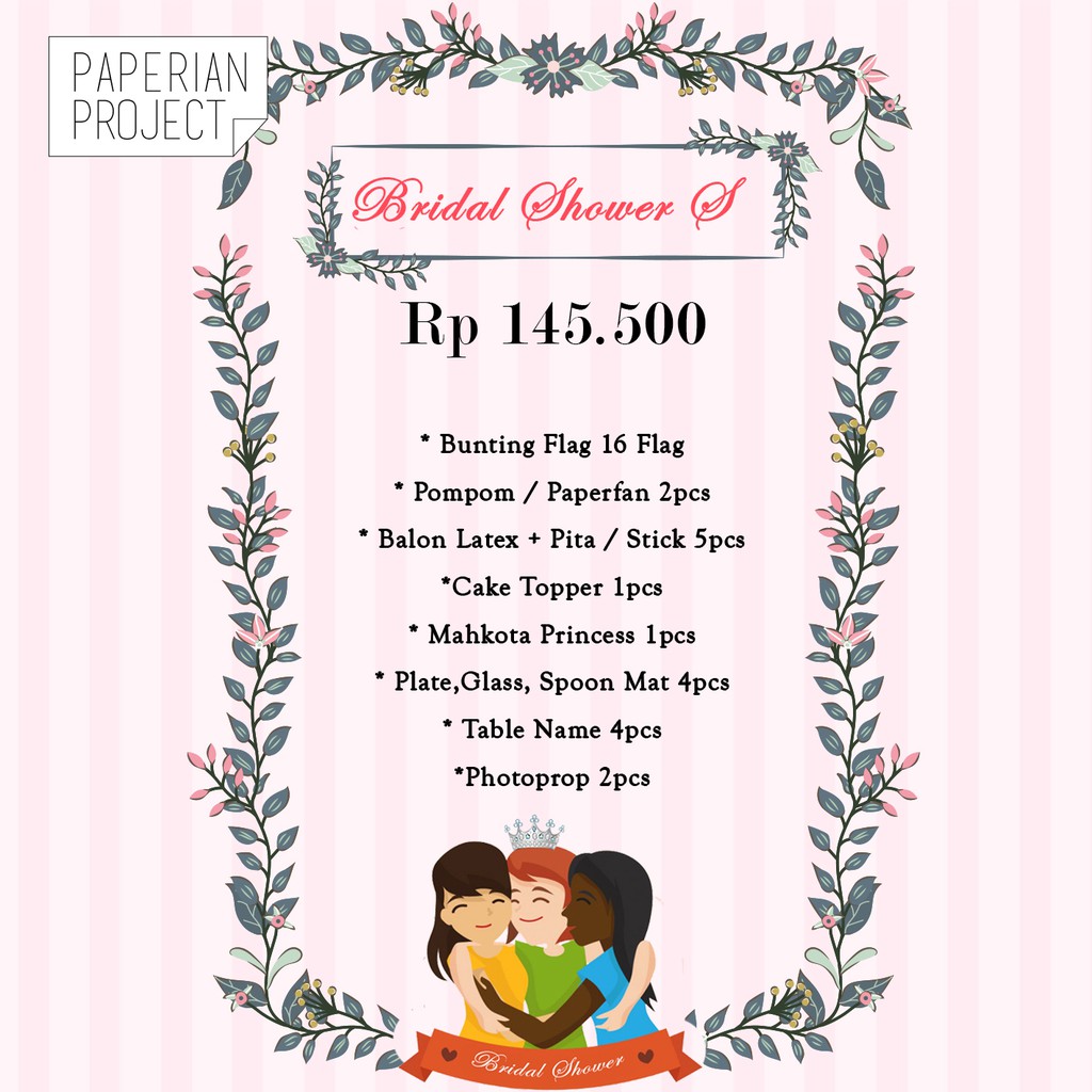 Bridal Shower Package S | Shopee Singapore
