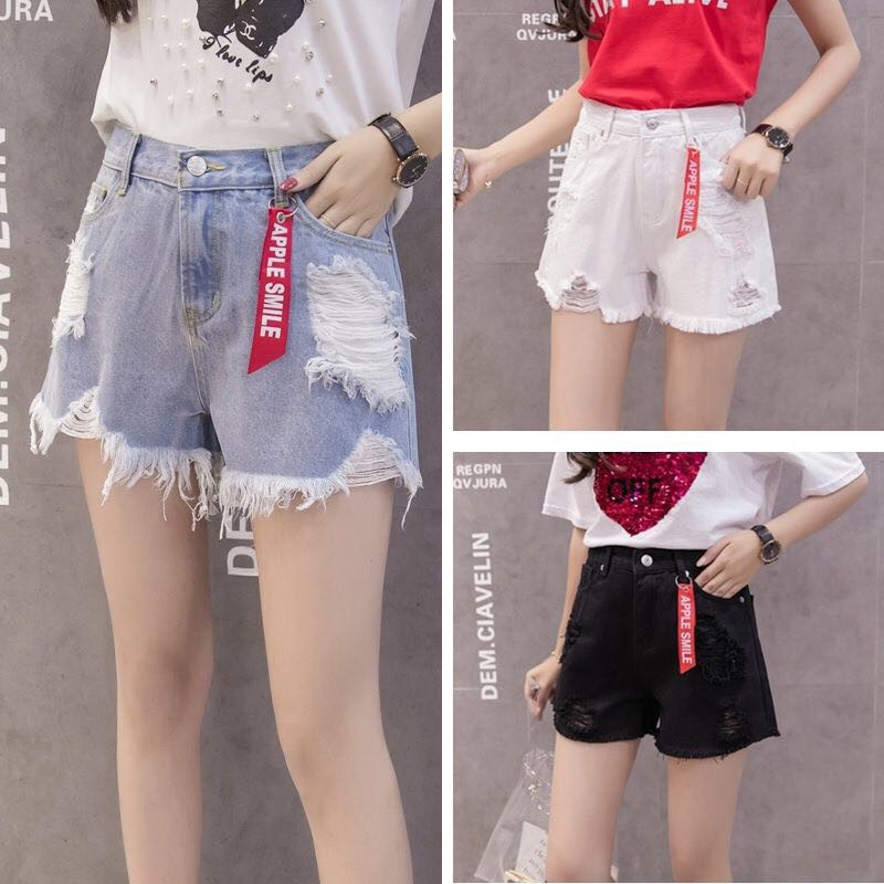 high waisted shorts korean style