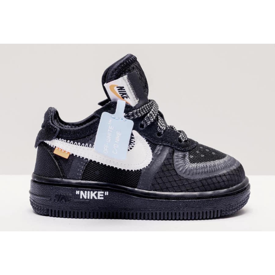 nike off white af1 black