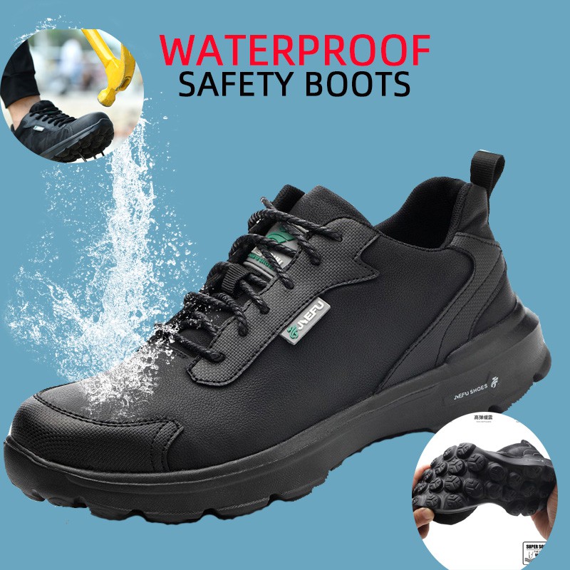 steel toe hiking boots