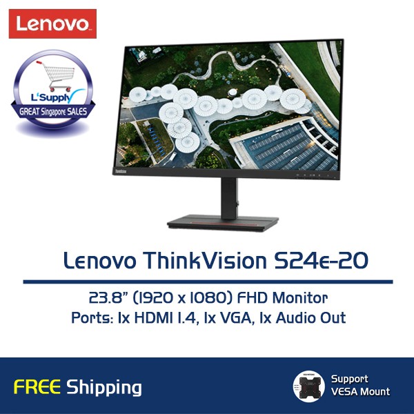 Lenovo ThinkVision S24e-20 (