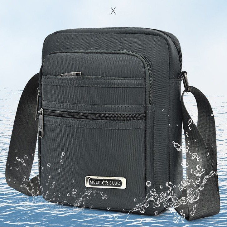 men's waterproof large capacity crossbody shoulder bag