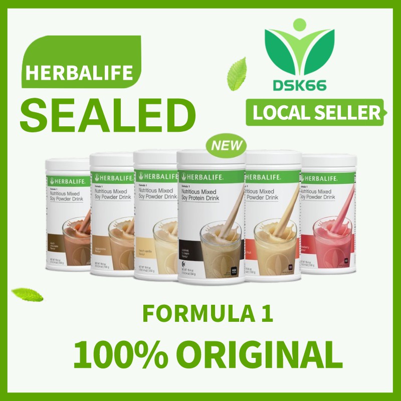 In Stock 100 Sealed Original Herbalife Nutrition Formula 1 F1 Herbalife Formula 3 F3 Herbalife Shake Herbalife Prote Shopee Singapore