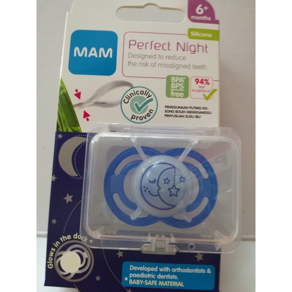 mam glow in the dark pacifier 6 months