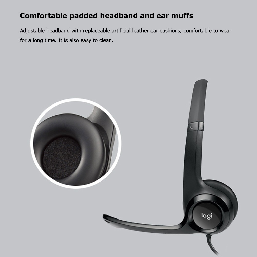 logitech h390 wired headset