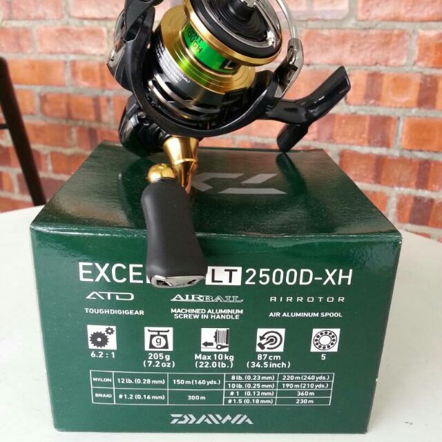 daiwa 17 exceler lt