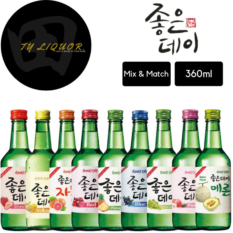 [Mix & Match] Good day Soju 360ml Shopee Singapore
