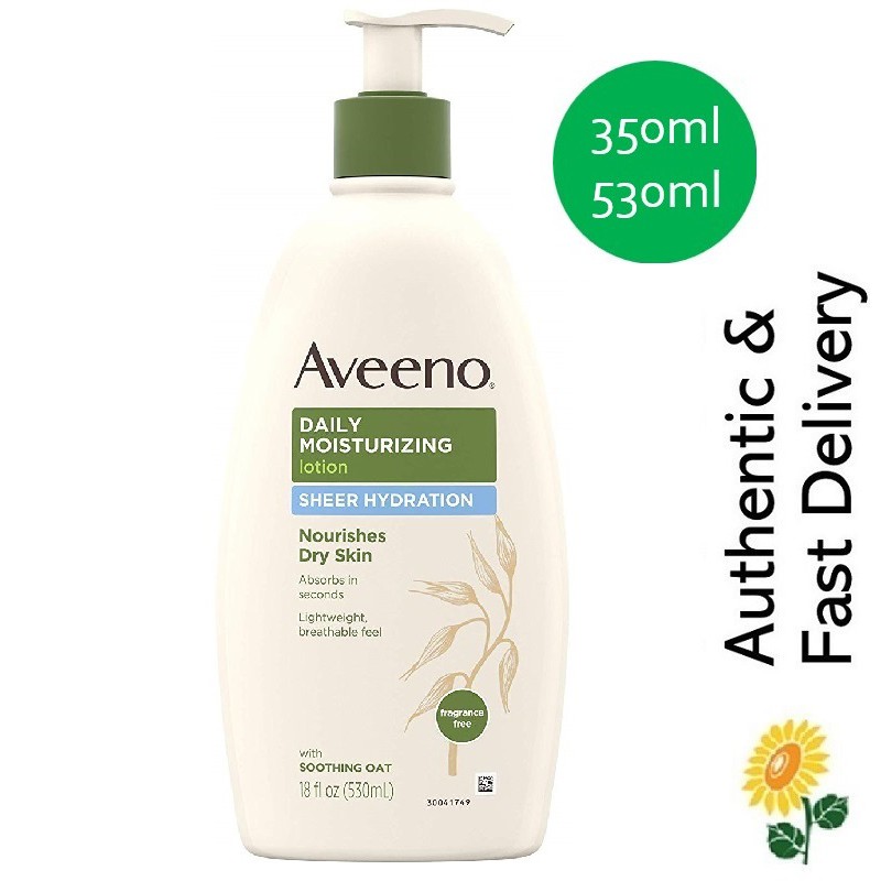 aveeno lotion sheer hydration