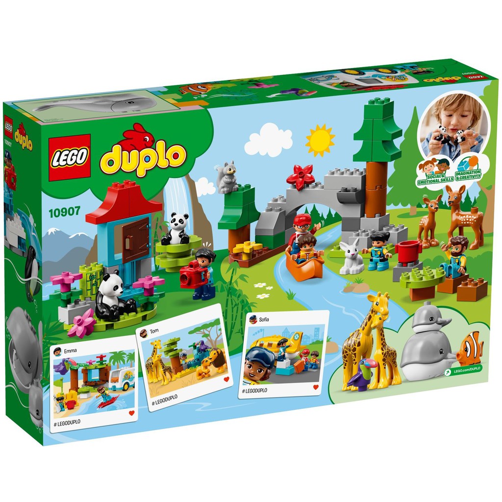 lego duplo town family pets