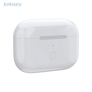 KOK Replacement Wireless Charging Case Box for Airpods Pro Bluetooth-compatible Earphone 660mAH Battery Charger Pairing