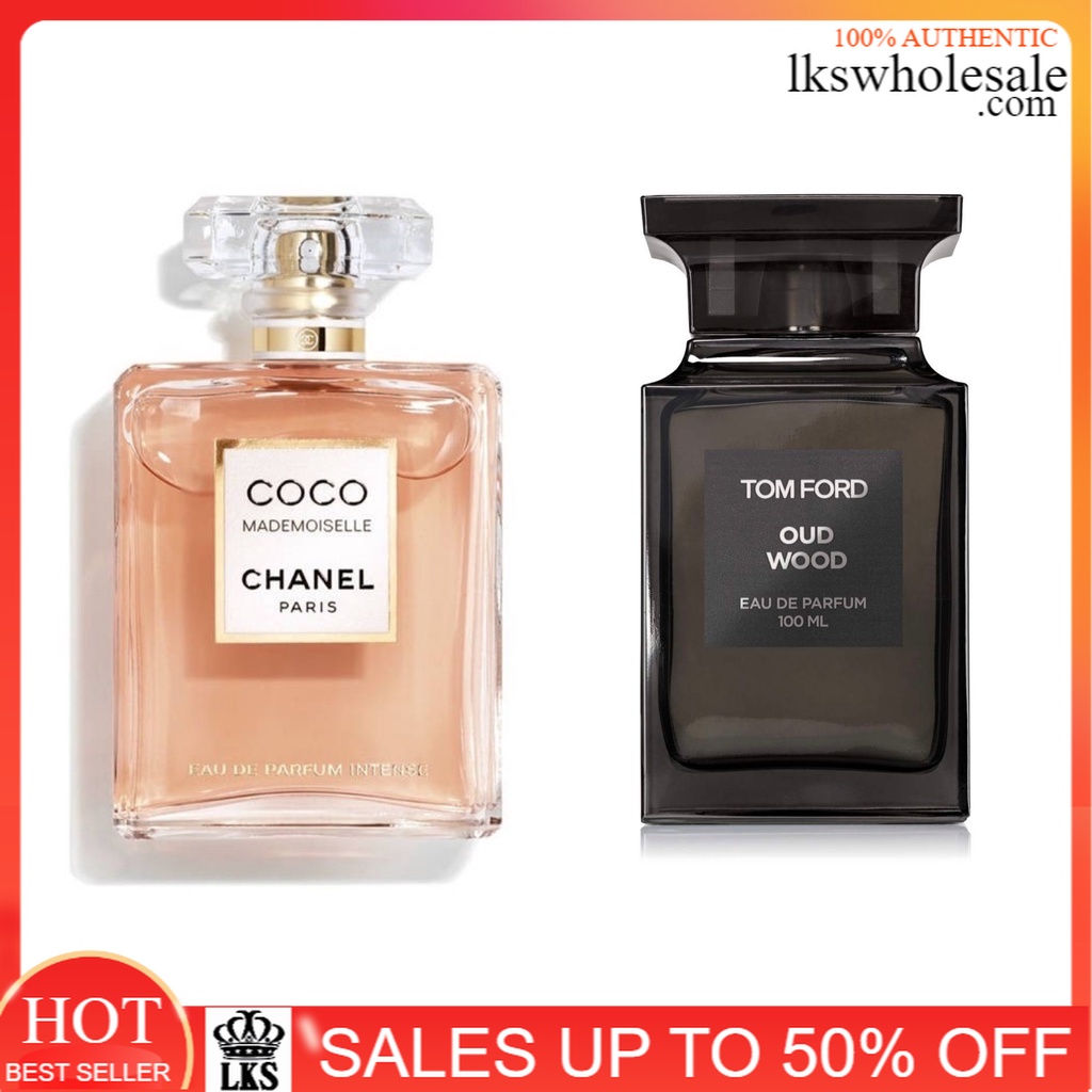 Combo Set TOM FORD OUD WOOD EDP 100ML & COCO_MADEMOISELLE EDP INTENSE 100ML  Men Women Perfume Unisex Perfume Fragrance | Shopee Singapore