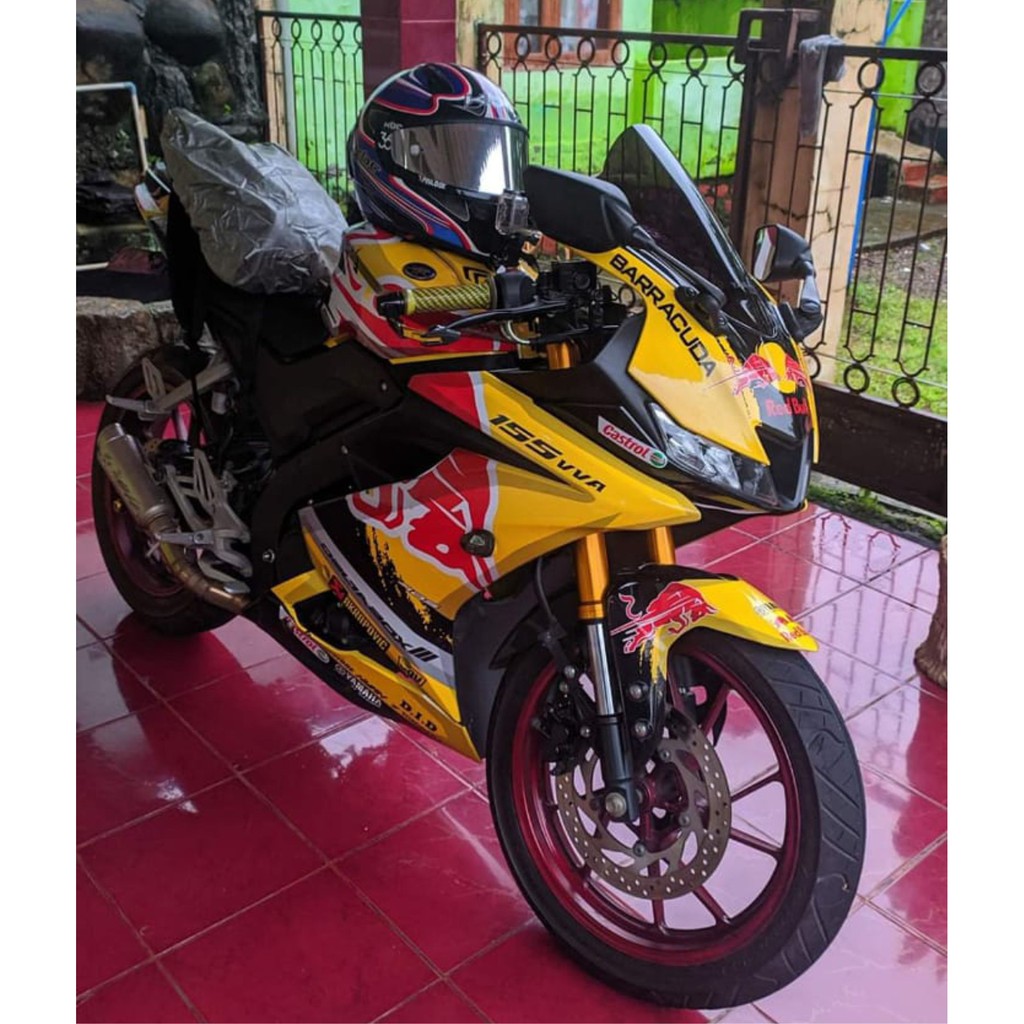 Yamaha R15 V3 Full Body Junung Red Bull Motorcycle Sticker Yamaha R15 V3 Full Body Junung Red Bull Motorcycle Sticker