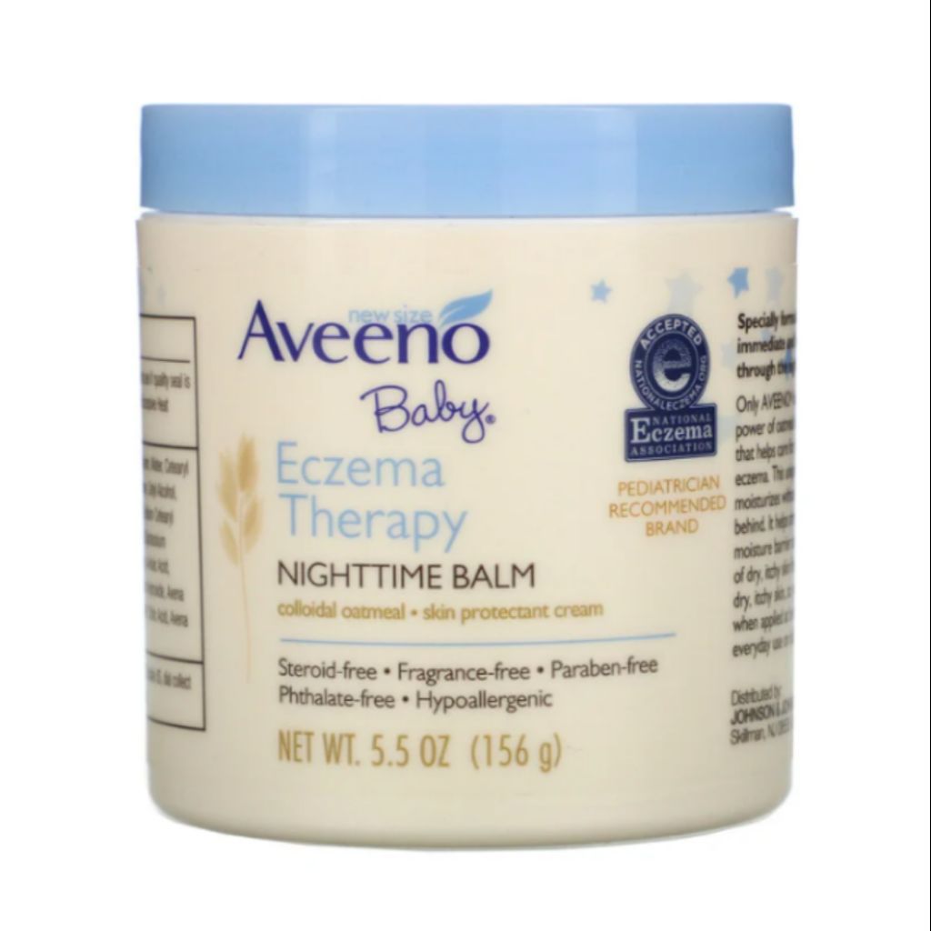 Aveeno Baby Eczema Therapy Night Time Balm 55oz Shopee Singapore