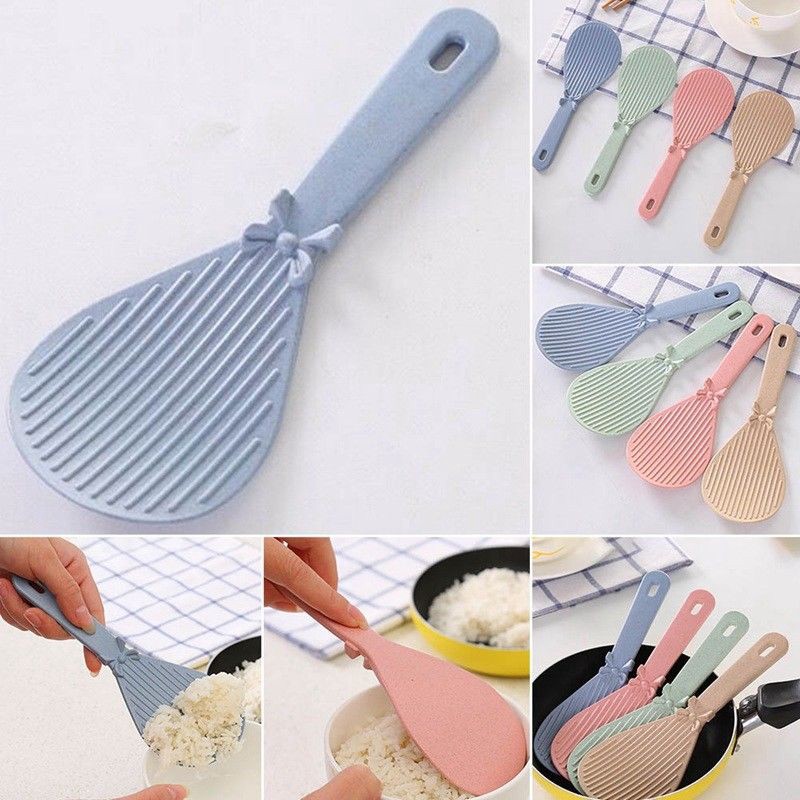 1Pc Polychromatic Rice Cooker Replacement Spoon Spatula Scoop Kitchen Tools