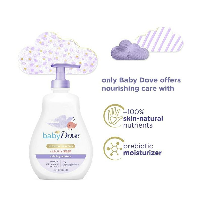 dove nighttime baby wash