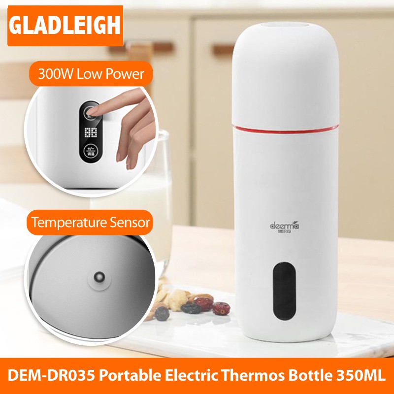 DEM-DR035 Portable Electric Thermos Bottle / Portable Kettle | Shopee