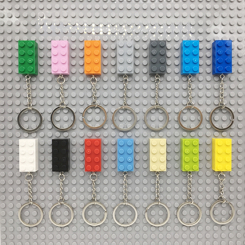 lego brick keychain