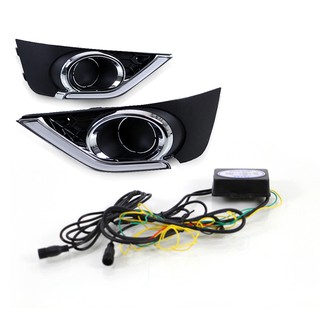 2Pcs Car accessories drl Kit For Honda BRV BR-V 2012 2013 ...