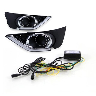 2Pcs Car accessories drl Kit For Honda BRV BR-V 2012 2013 ...