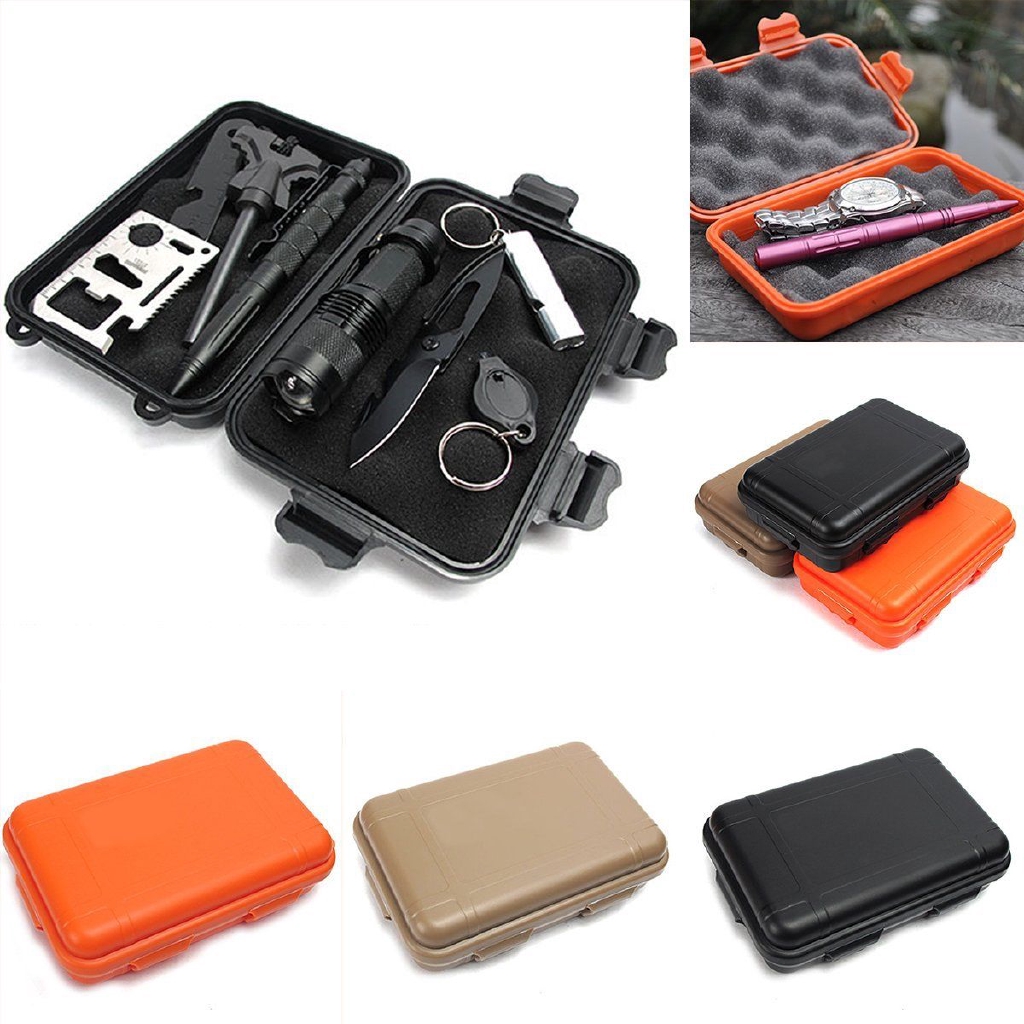 EDC gear waterproof box kayak Storage outdoor camp fish Trunk Airtight ...