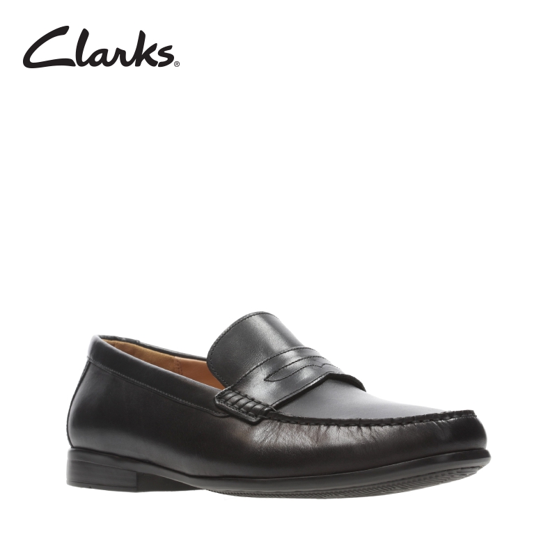 clarks mens dress shoes black