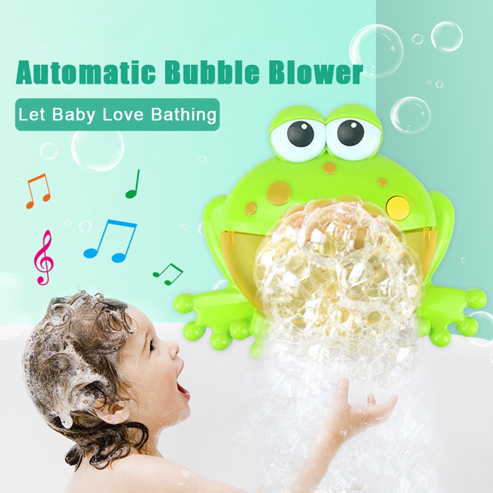 frog bubble bath machine