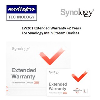 Synology EW201 Extended Warranty +2 Years For Synology Mainstream Devices