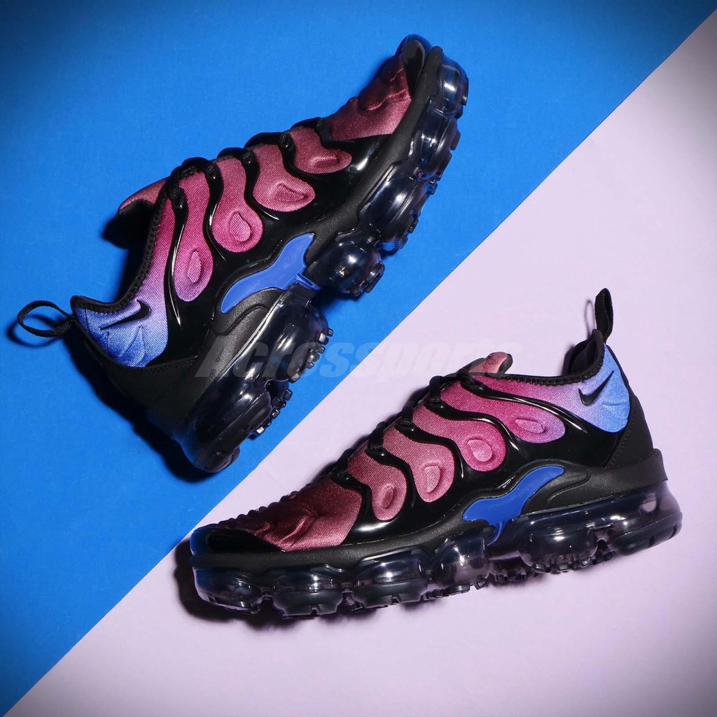 vapormax plus women's blue