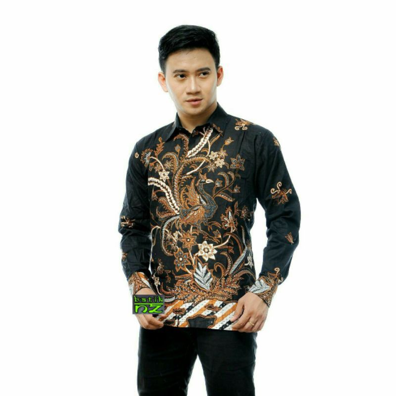 ARJAYA Batik  HRB026 Kenongo Long Shirt Paddy Pekalongan  M 