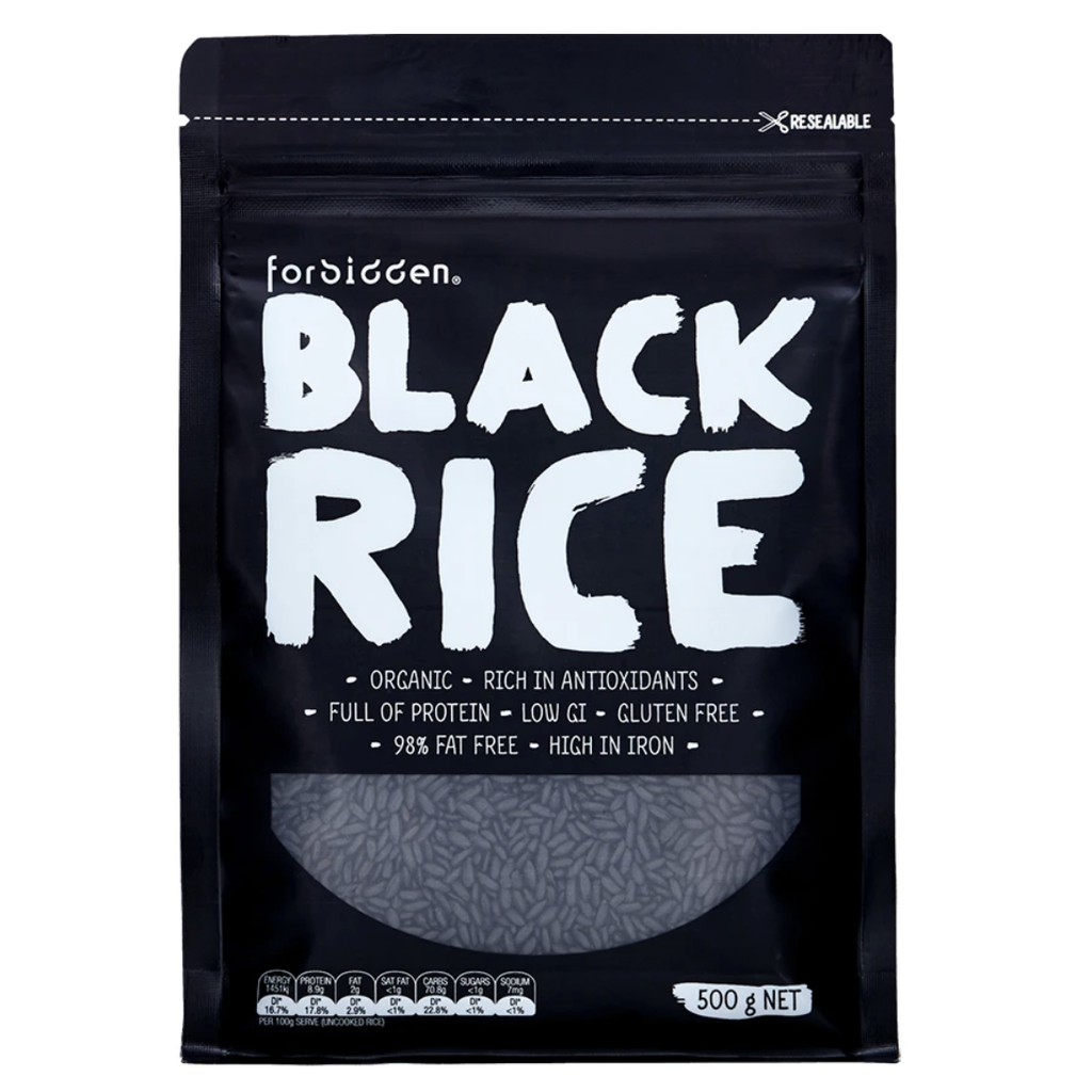 Forbidden Foods Organic Black Rice Non Gmo 500g Shopee Singapore