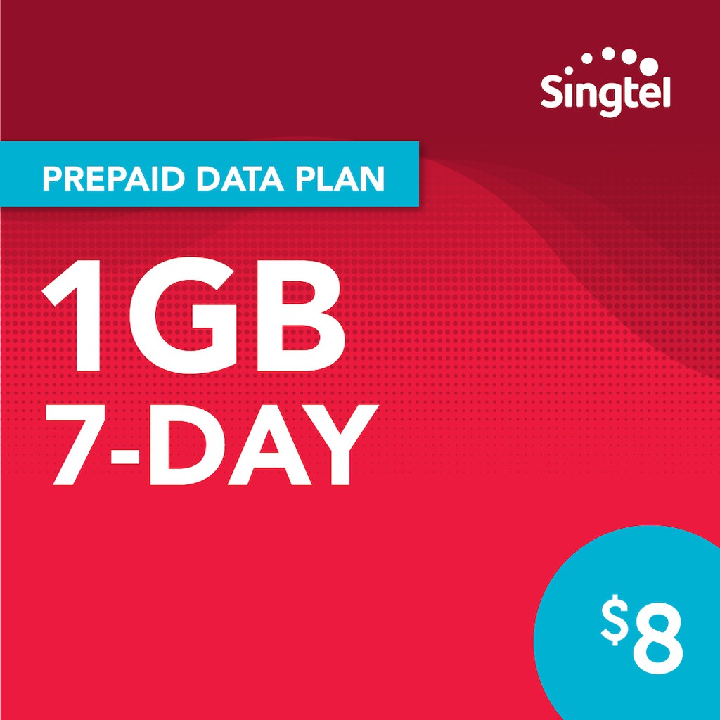 Singtel Data Package - 1Gb (7 Days) | Shopee Singapore