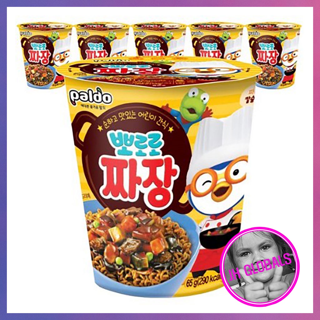 From Korea Paldo Pororo Jajang Cup Noodles 65g Jajangmyeon Cupnoodles