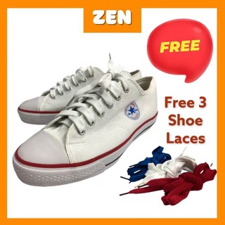 Image of [Shop Malaysia] [zen] school shoes canvas i school white shoe i kasut sekolah putih i 白色校鞋