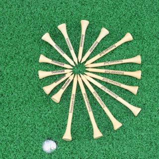 Golfs Wooden Studs 4.2CM Unbreakable Tee Accessories Equipment 100 Pcs/Lot 5 Sizes Wooden Environment-Friendly Tees Height Bamboo Tees 