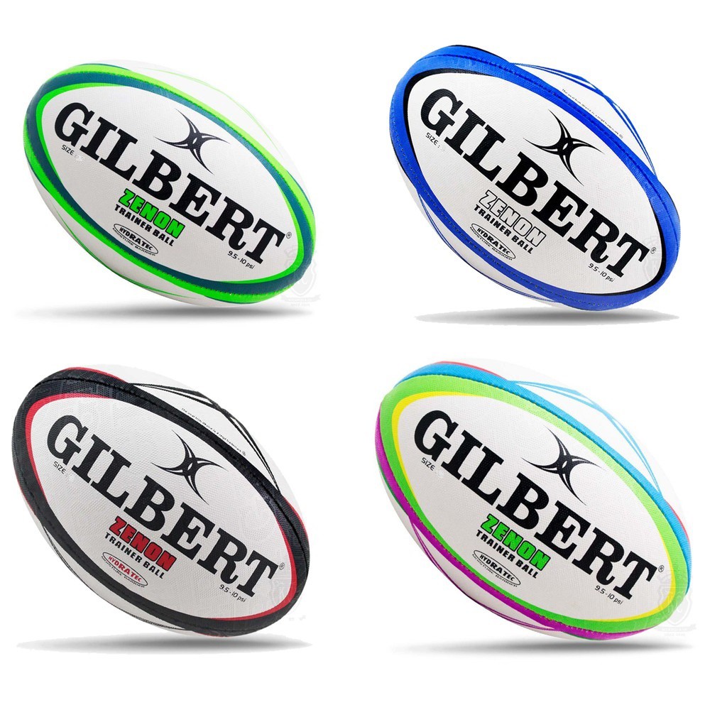 Gilbert Zenon Trainer Rugby Ball Size 4 Training Balls 