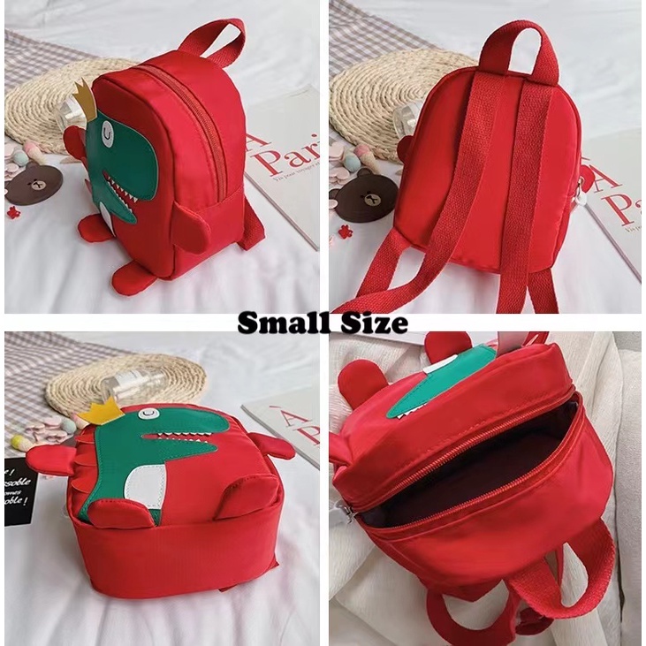 【ZCMom】Small/Large Kids Dinosaur Backpack l Kindergarten Baby School Bag l Children Cartoon Bag l Children Backpack – >>> top1shop >>> shopee.sg
