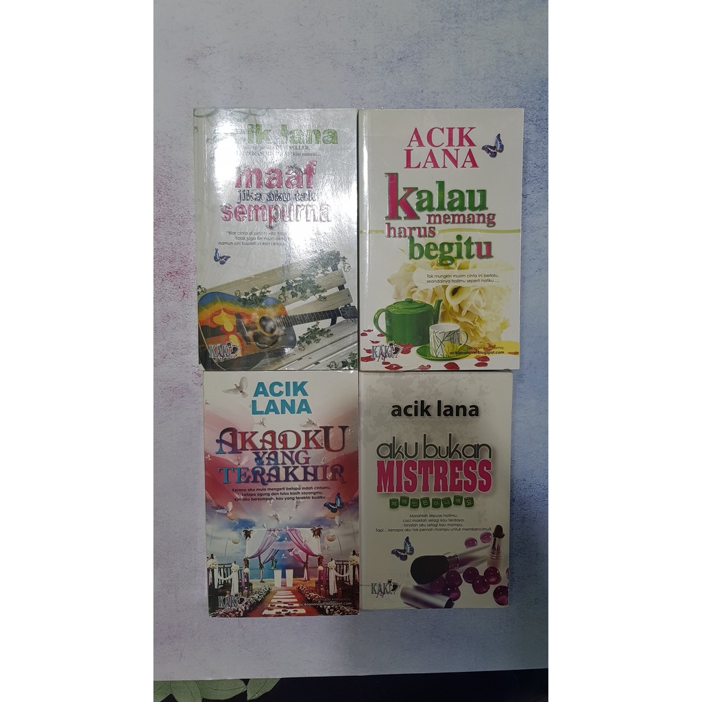 Acik Lana Novels Preloved Shopee Singapore