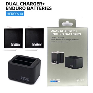 GoPro Enduro Battery Dual Charger for HERO 11 10 9 BLACK