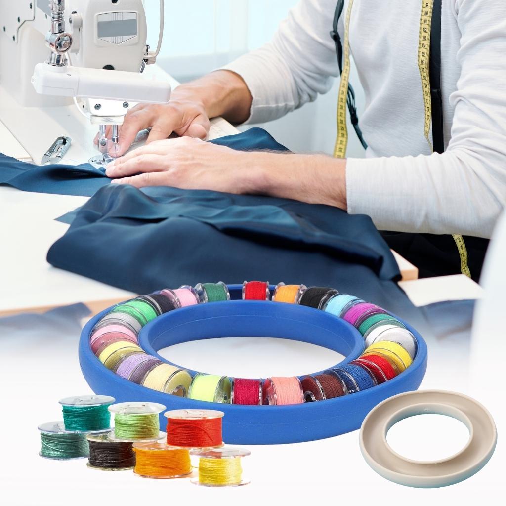 Bobbin Holder Ring, Purple Winder Holders & Thread Organizers For