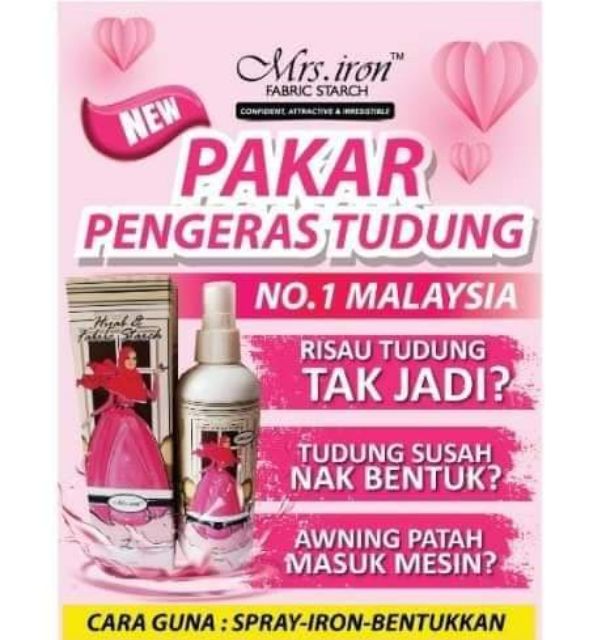 Mrs Iron Speaker Spray Shopee Singapore