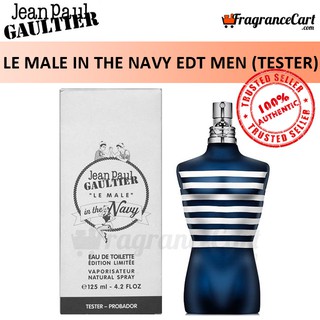 Jpg Le Male In The Navy Edt For Men 125ml Tester Jean Paul Gaultier Eau De Toilette Blue 100 Authentic Perfume Shopee Singapore