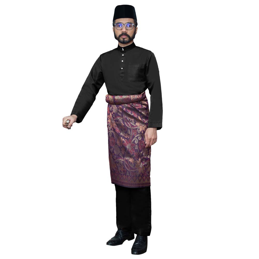 Starvilion Baju Melayu Viral Wak Doyok 2021 Dominique Slim Fit Free Butang Shopee Singapore