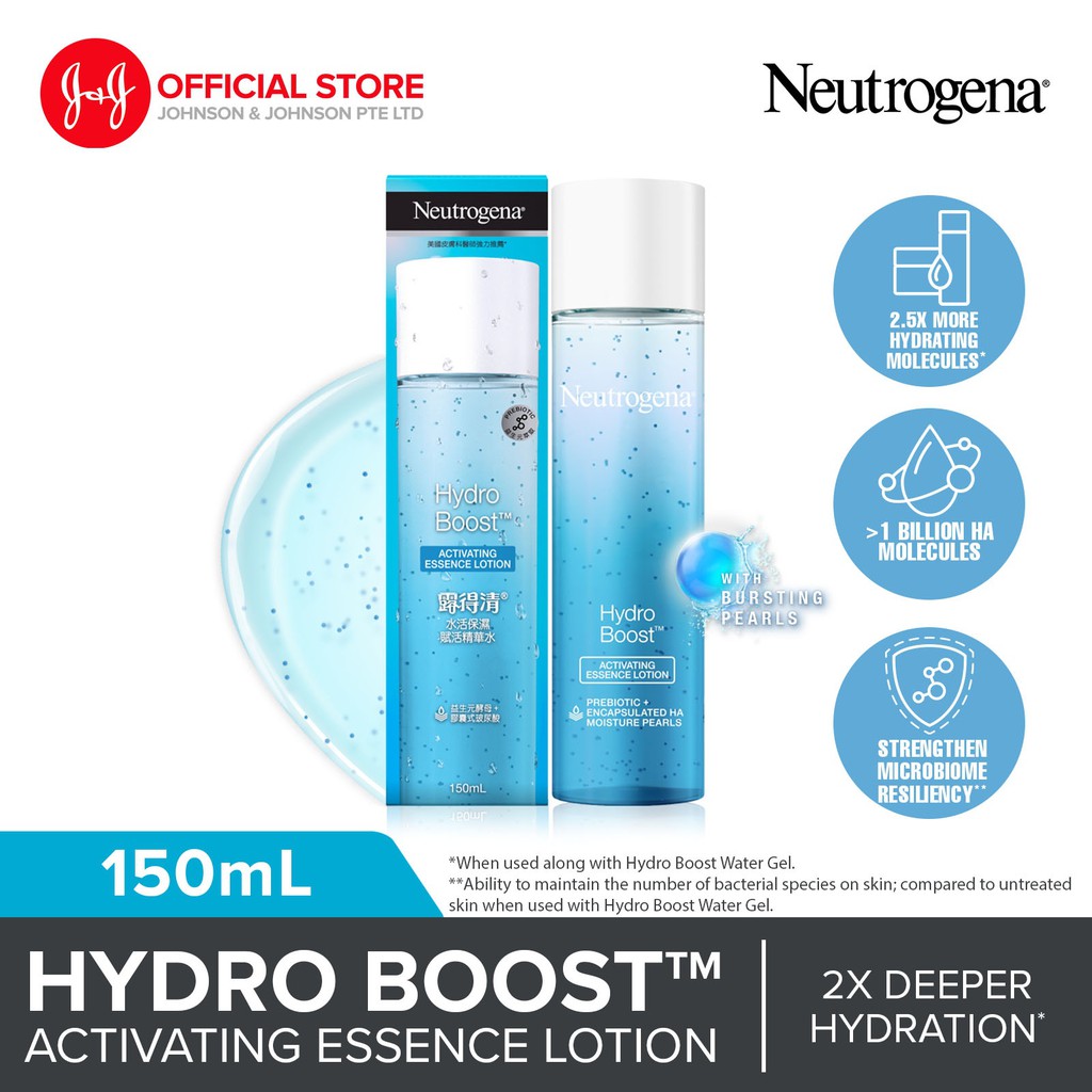 neutrogena hydro boost activating essence lotion