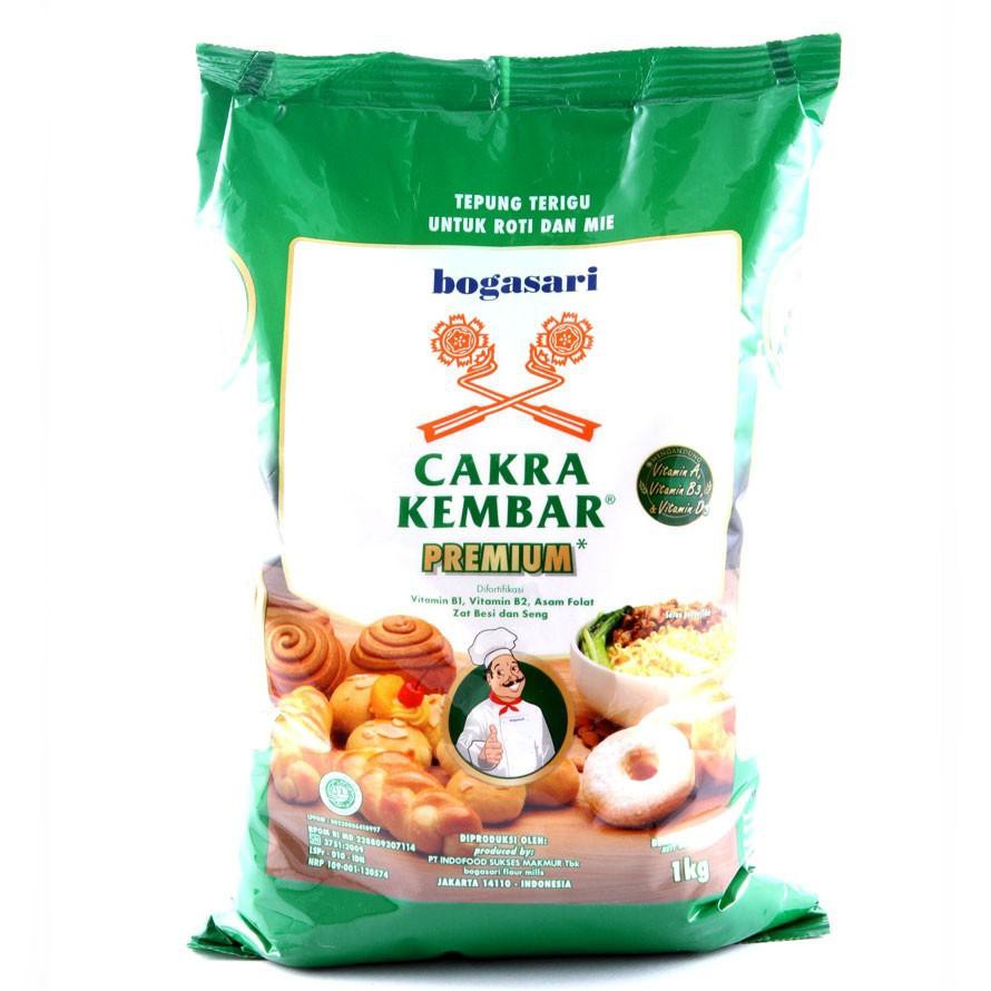 Bogasari Cakra Kembar Premium Tepung Terigu 1000g Shopee Singapore