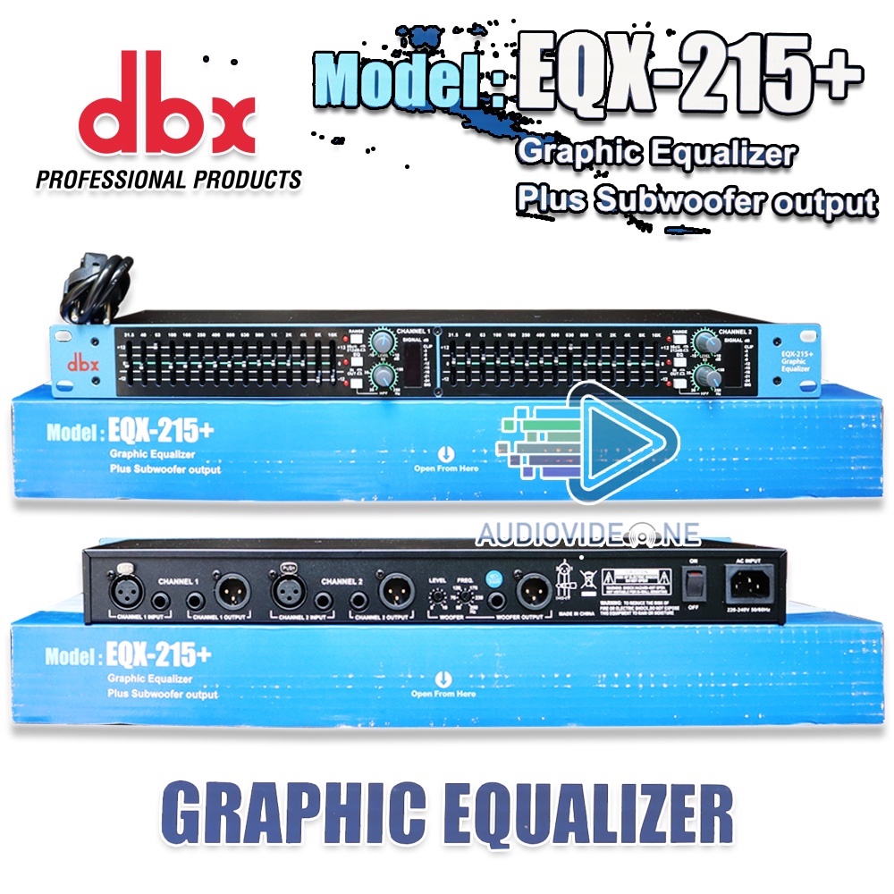 Equalizer DBX 215 + SUBWOOFER Equaliser 2x15 Band Graphics Ecualiser