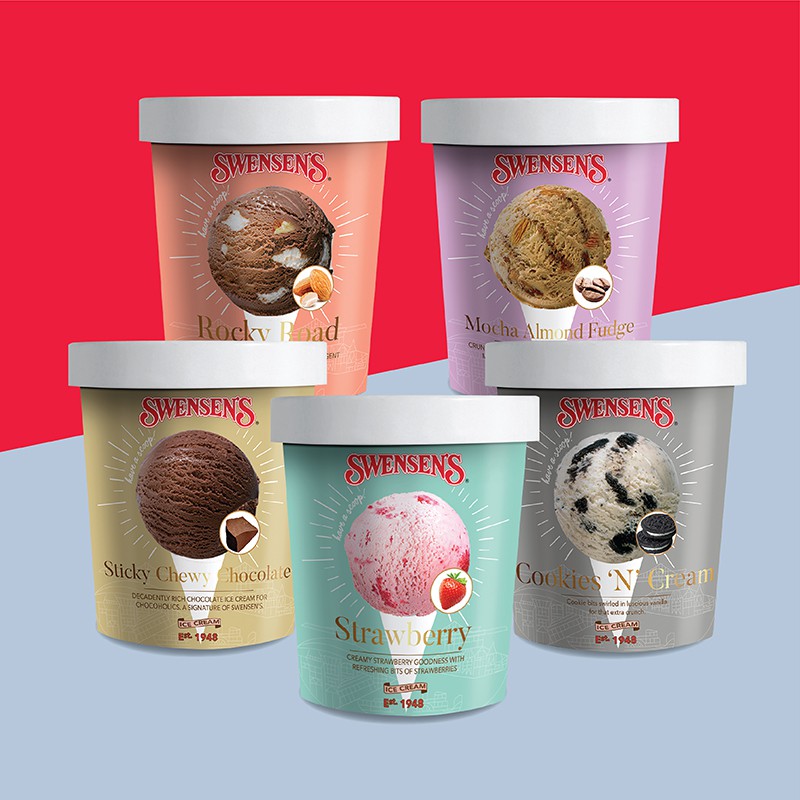 Swensen's Ice Cream Pint Tub [Bundle of 5] Shopee Singapore