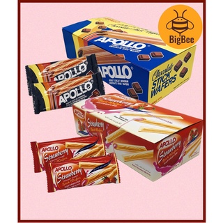 Apollo Chocolate / Strawberry Stick Wafers - 11g x 10pkts / 11g x 30pkts Apollo Stick Wafers Biscuit