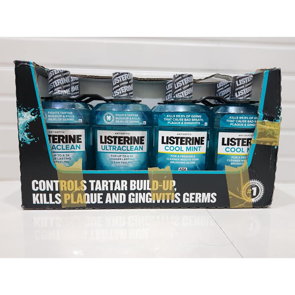 Listerine Ultraclean Cool Mint Antiseptic Mouthwash, 1.5 L (USA