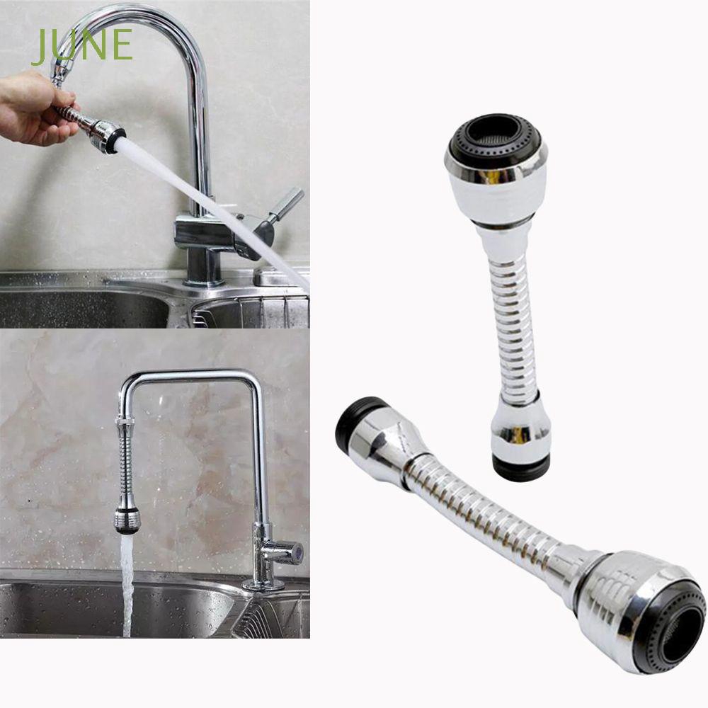 Plastic Chromed Kitchen Swivel Tap Sprayer 360 Degree Aerator